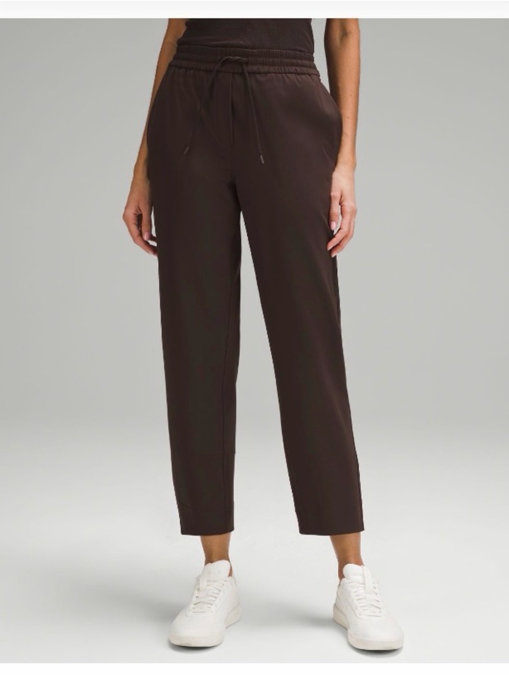 Lululemon Women’s Tapered-Leg Mid-Rise 7/8 Pant Luxtreme Espresso Brown Small
